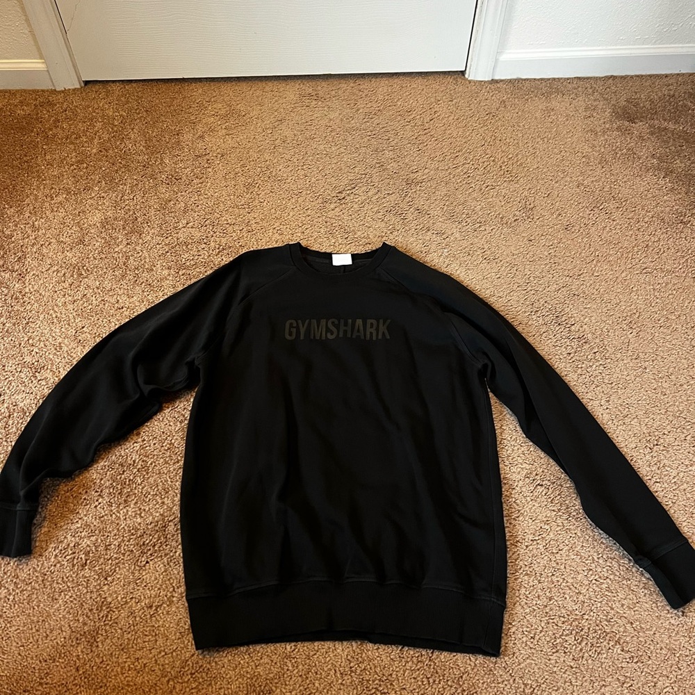 Gymshark Men's Black Crewneck Sweater